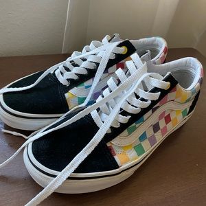 Rainbow Pride Van’s Size 7